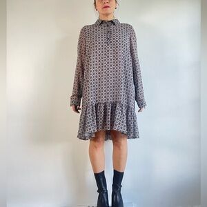 NWOT Frank and Oak Chiffon Low Waist Dress Size M